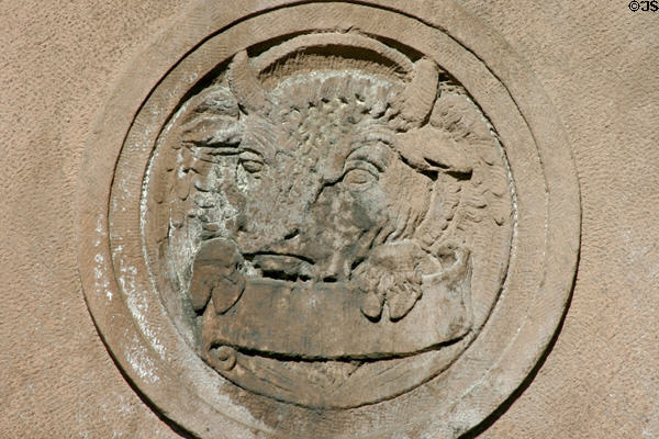 Bull of St Luke on Trinity Church. Boston, MA.