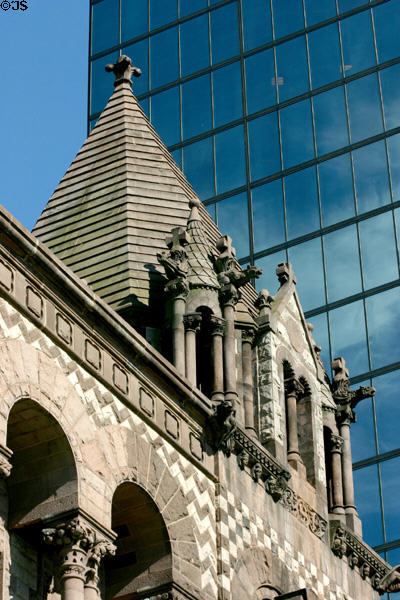 Gabel of Trinity Church. Boston, MA.