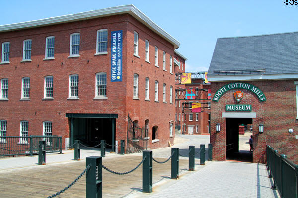 Boott Cotton Mills Museum entrance. Lowell, MA.