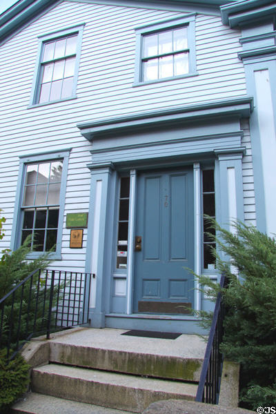 Haile Luther House (c1840) (70 N. 2nd St.). New Bedford, MA. Style: Greek Revival.