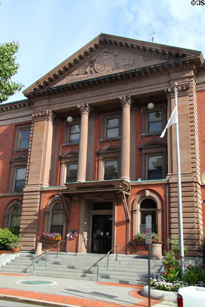 New Bedford City Hall (1856 & 1886) (133 William St.). New Bedford, MA.