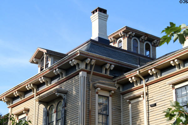 Widow's walk atop Melville House. New Bedford, MA.