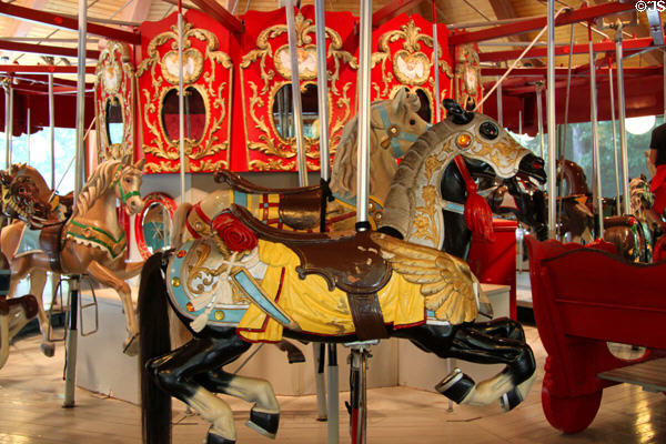 Carousel at Sandwich Heritage Plantation Museum. Sandwich, MA.