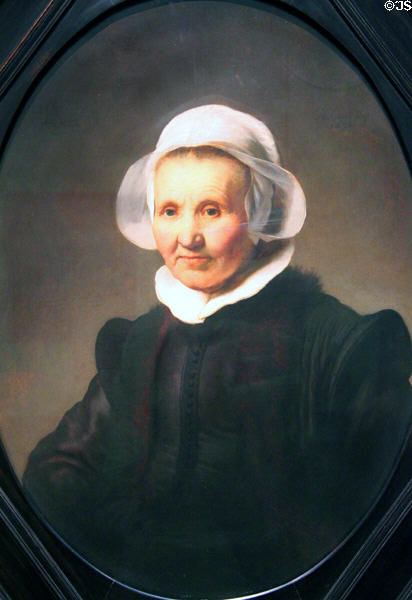 Portrait of Aeltje Uylenburgh (1632) painting by Rembrandt at Museum of Fine Arts. Boston, MA.