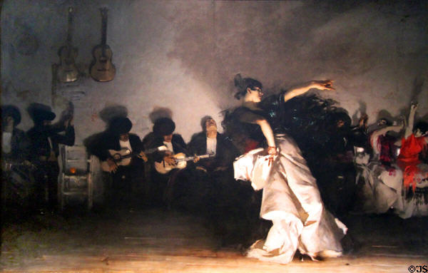El Jaleo painting by John Singer Sargent at Gardner Museum. Boston, MA.