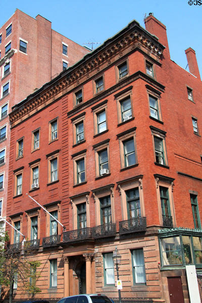 Eben D. Jordan Jr. Mansion (1897) & Ellis H. Williams House (1886) (47 & 46 Beacon St.) in Beacon Hill. Boston, MA.