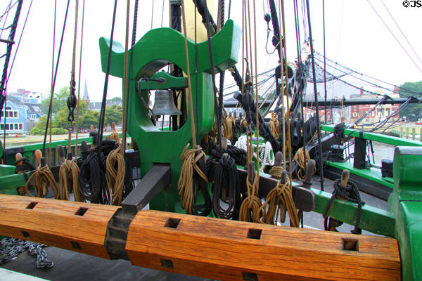 Foredeck of Friendship of Salem. Salem, MA.