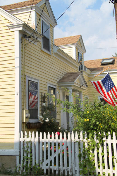Captain Nathaniel Brown House (1780) (17 Hardy St.). Salem, MA.