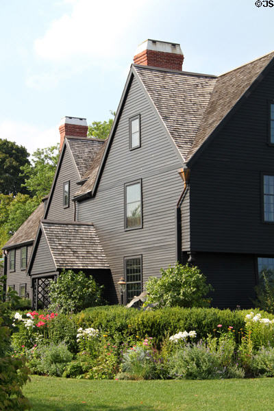 Gardens of House of Seven Gables. Salem, MA.