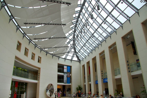 Safdie's entrance hall of Peabody Essex Museum. Salem, MA.