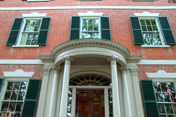 Federal-style details of Gardner Pingree House. Salem, MA.