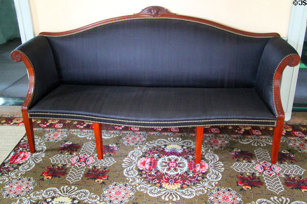 Settee in parlor of Gardner Pingree House. Salem, MA.