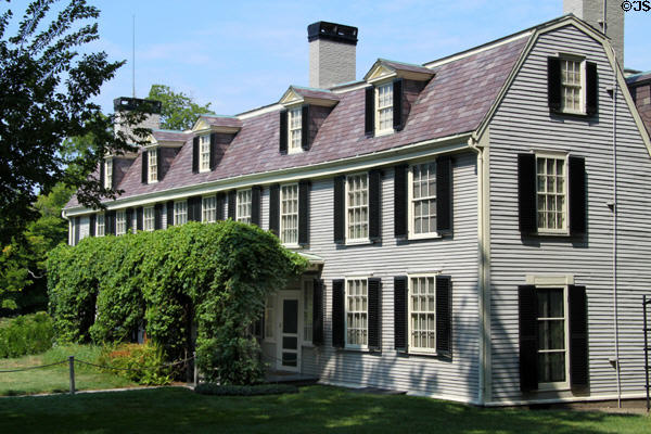 Peacefield (1731) (aka Old House) centerpiece of Adams National Historic Site run by National Park Service. Quincy, MA.