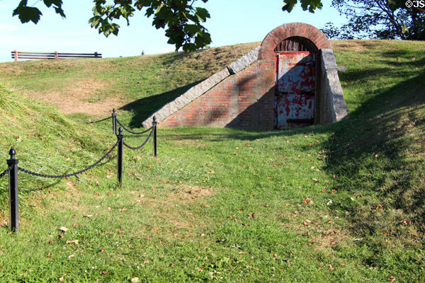 Magazine at Fort Sewall. Marblehead, MA.