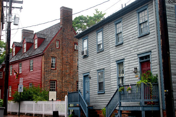 Shiplap House Museum (c1715) (18 Pinkney St.). Annapolis, MD.