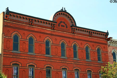 Starr Block (1881) (31-33 West Chicago St.). Coldwater, MI. Style: Victorian Gothic.