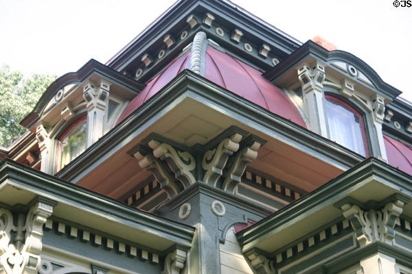 Wing House Museum roofline details. Coldwater, MI.