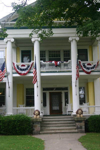 Chicago Pike Inn (c1903) (215 E. Chicago St.). Coldwater, MI. Style: Georgian Revival. Architect: Asbury Buckley.