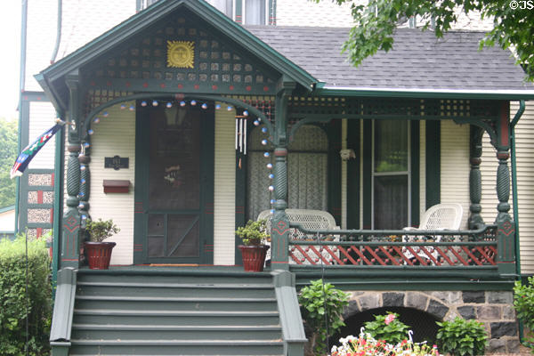 Heritage Queen Anne with Eastlake porch (161 E. Chicago St.). Coldwater, MI.
