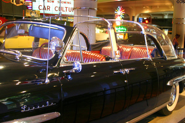 Bubble top added to 1950 Lincoln Limousine in 1954 to increase visibility of President Dwight D. Eisenhower at Henry Ford Museum. Dearborn, MI.