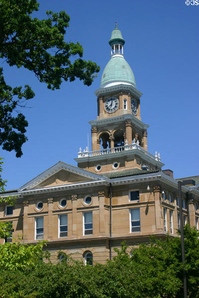 Hillsdale County Courthouse (1898) (29 N Howell St.). Hillsdale, MI. On National Register.