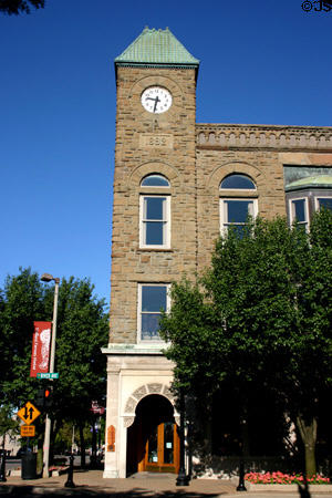 Former Holland City State Bank (1892) (190 S River Ave. at 8th St.). Holland, MI. Style: Victorian Romanesque.