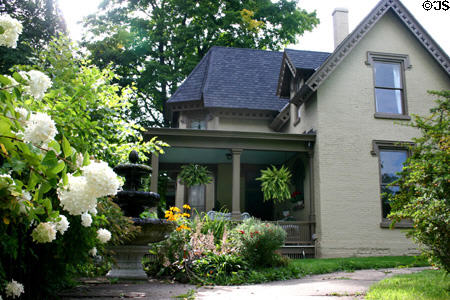 Church-Frink-Mees house side view. Marshall, MI.