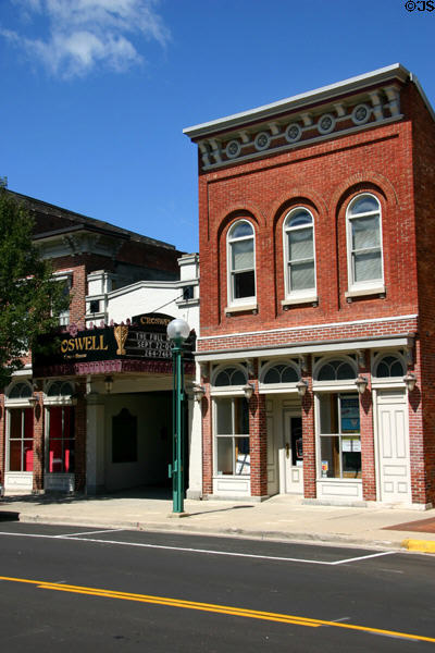 Croswell Opera House (originally Adrian Union Hall) (1863) (129 E. Maumee St.). Adrian, MI.