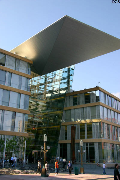 Entrance of Minneapolis Central Library. Minneapolis, MN.