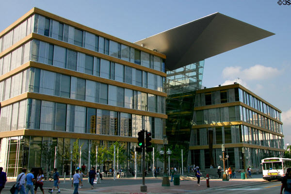 Facade of Minneapolis Central Library. Minneapolis, MN.