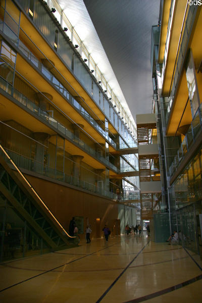 Atrium of Minneapolis Central Library. Minneapolis, MN.
