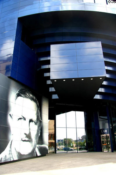 Entrance portal of Guthrie Theater. Minneapolis, MN.
