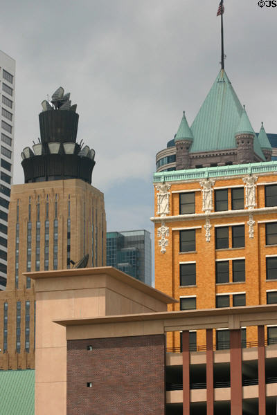 Grain Exchange East Building & Qwest Tower. Minneapolis, MN.