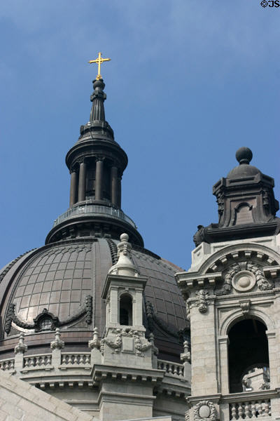 Towers of Cathedral of Saint Paul. St. Paul, MN.