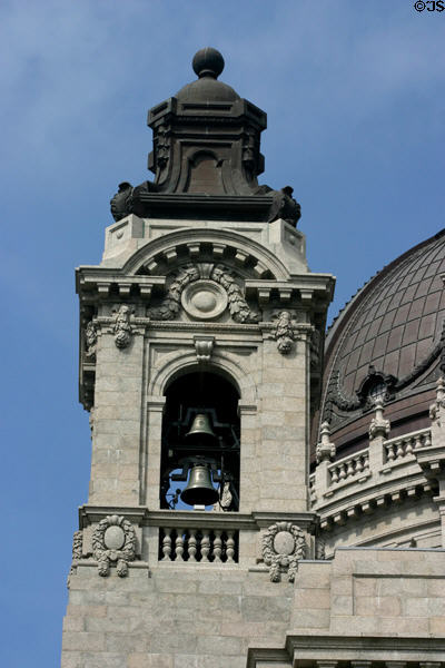 Bell tower of Cathedral of Saint Paul. St. Paul, MN.
