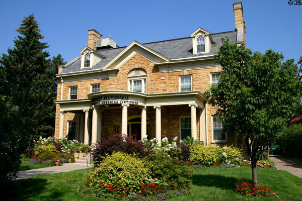 George W. Gardner House (1905) (now Volkfest Kulturhaus of Germanic-American Institute) (301 Summit Ave.). St. Paul, MN.