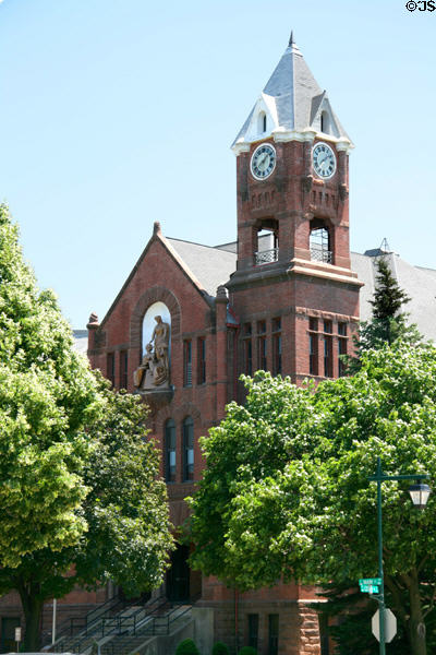 Steele County Courthouse (1891) (111 E. Main St. at Cedar Ave.). Owatonna, MN. Architect: T.D. Allen. On National Register.