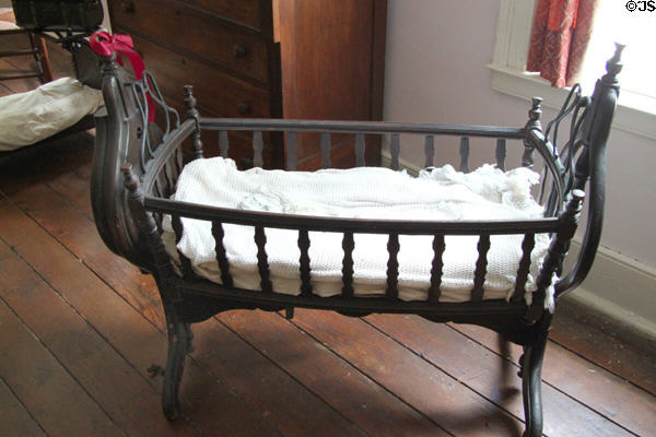 Cradle at General Daniel Bissell House. St. Louis, MO.
