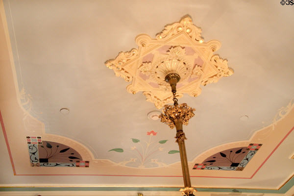 Ceiling design at Campbell House Museum. St. Louis, MO.