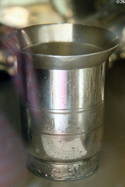 Cup which belonged to Ulysses S. Grant who was guest at Campbell House (1873). St. Louis, MO.