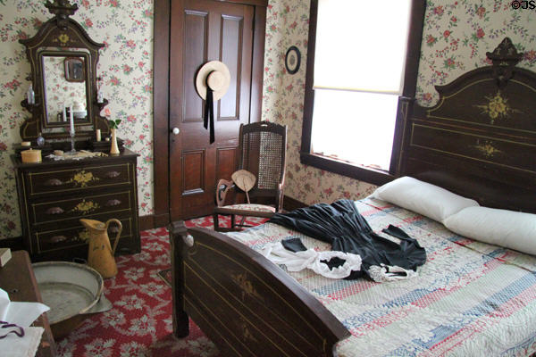 Bedroom at Campbell House Museum. St. Louis, MO.