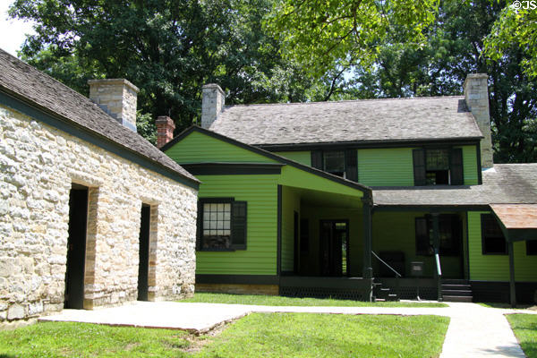 Summer kitchen & main house at Ulysses S. Grant NHS. St. Louis, MO.