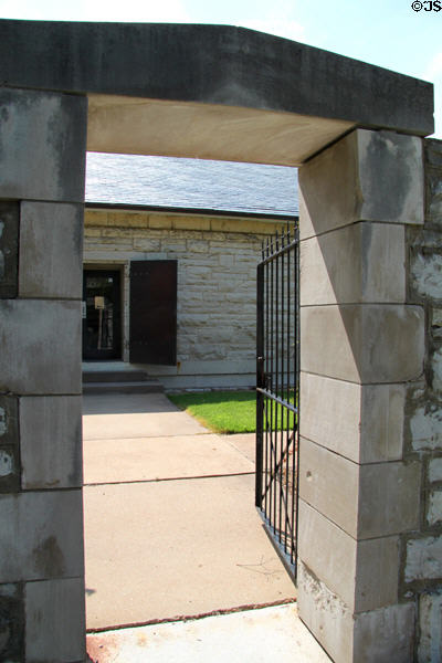 Entrance to Jefferson Barracks, main military outpost of the American frontier. St. Louis, MO.