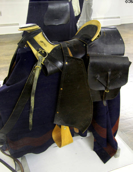 Cavalry saddle (c1850s) at Jefferson Barracks. St. Louis, MO.