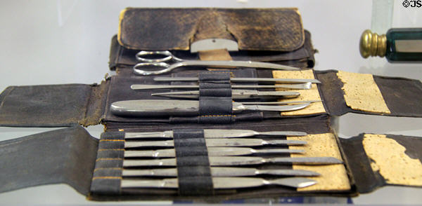 Antique surgical kit at Jefferson Barracks. St. Louis, MO.