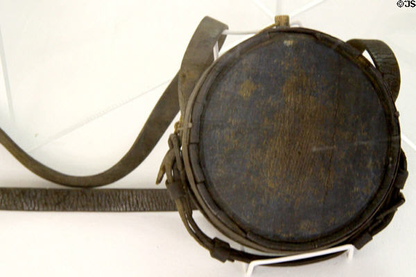 British wooden drum canteen (1859) at Jefferson Barracks. St. Louis, MO.