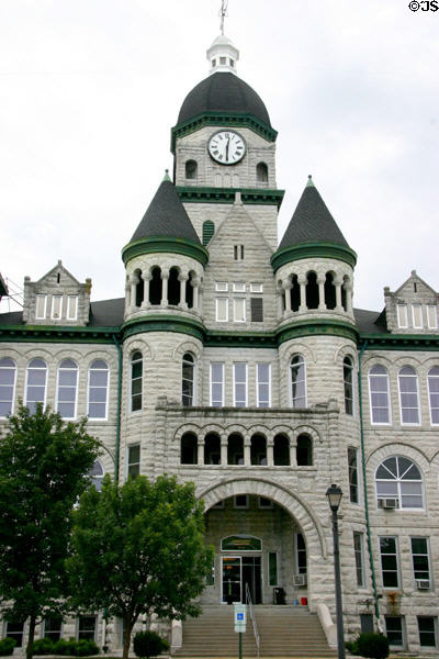 Central section of Jasper County Courthouse. Carthage, MO.