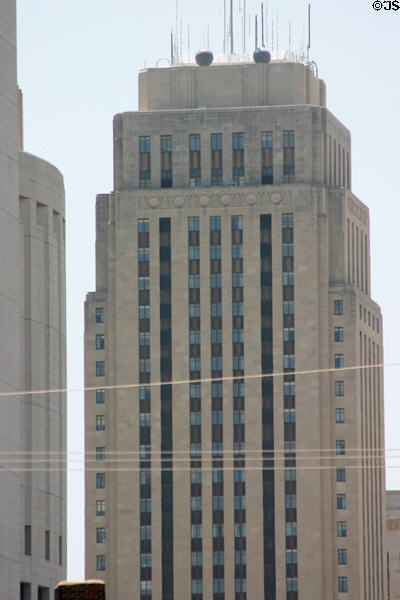 Crown of City Hall of Kansas City. Kansas City, MO.