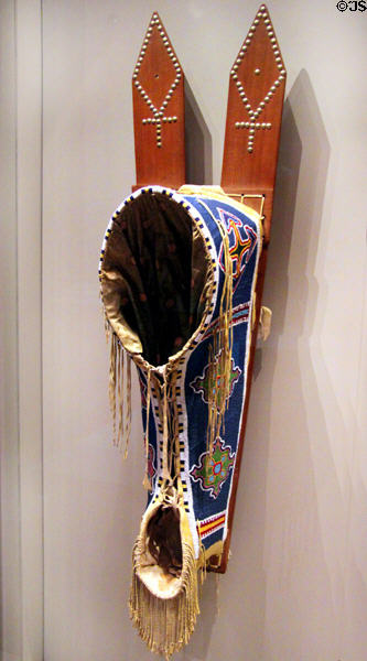 Cradle (c1915) attrib. to Tahdo from Kiowa, Oklahoma at Nelson-Atkins Museum. Kansas City, MO.