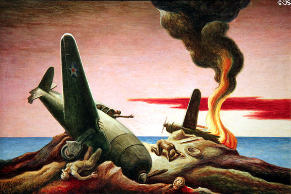 "Indifference" painting (c1941-2) by Thomas Hart Benton at State Historical Society of Missouri. Columbia, MO.